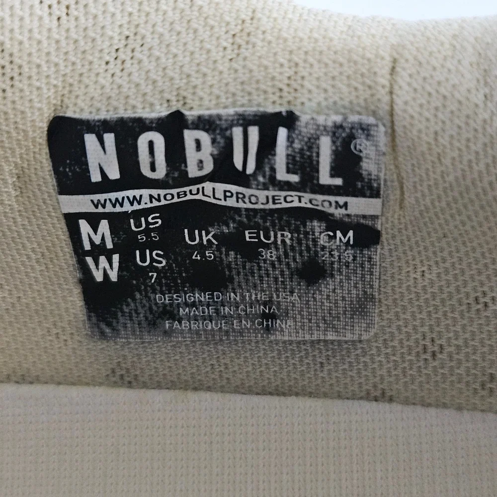 Nobull Impact Sneakers Unisex (Womens 7/Mens 5.5) Yellow Superfabric Trainers